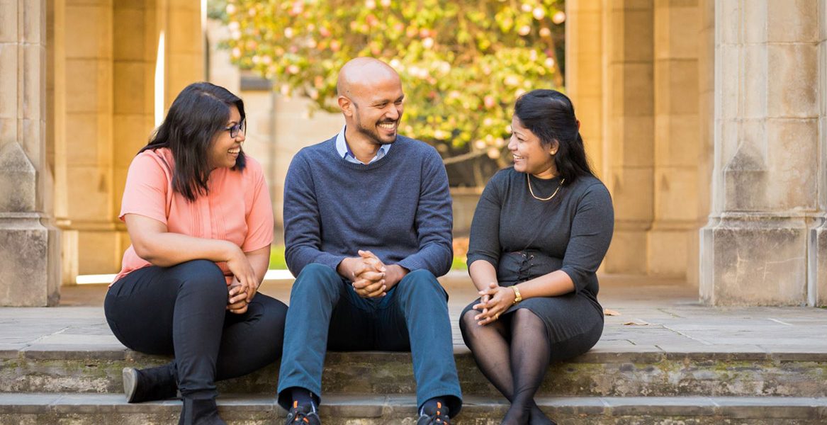 Sri Lankan scholars in campus of Australia
