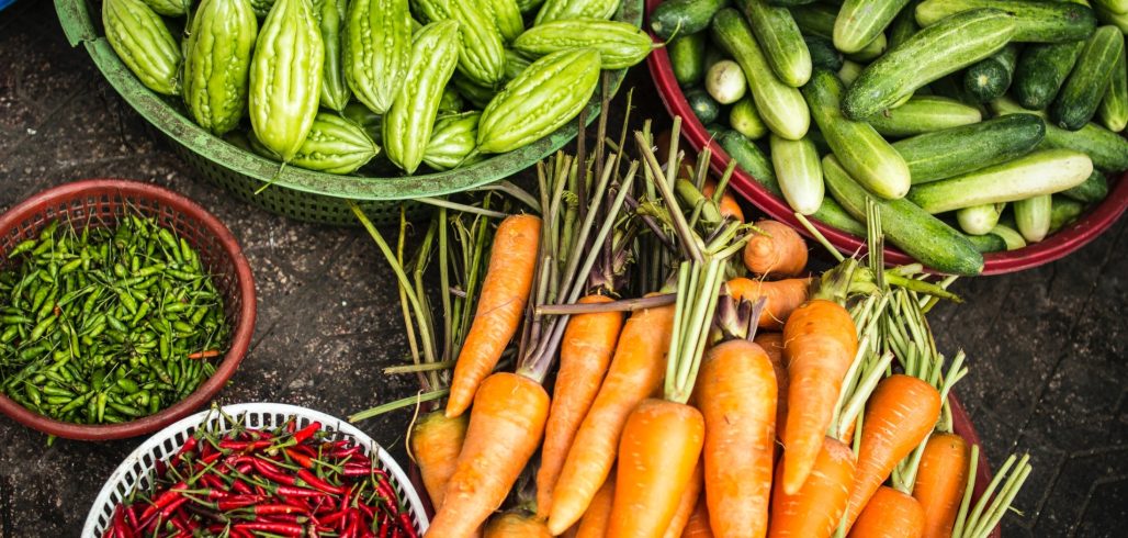 Fresh vegetables representing agribusiness value chains and trade